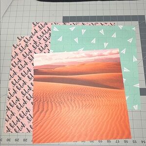 Set of 5 Decorative Papers